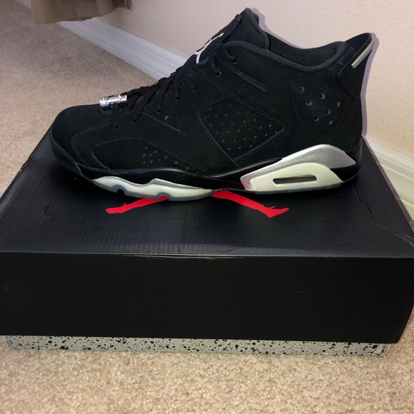 Jordan Other - Retro Jordan 6s Lows (Metallic Black/Silver)